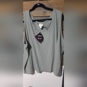 Brand New Ava and Viv 4x sleeveless shirt 4xl